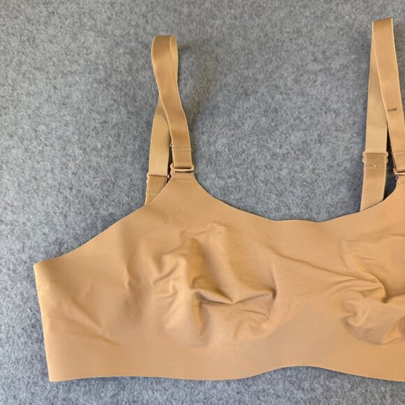 Knix by Knixwear Womens Size 1 - 32A / 32B Seamless Bra Nude Adjustable Wireless - Picture 5 of 11